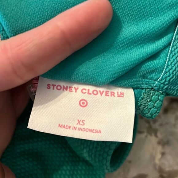 NWT Stoney Clover Lane X Target Deep V Neck Textured One Piece Swimsuit X-Small - Picture 13 of 13